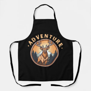 Tablier Cerf - Sauvage - Camping - Aventure