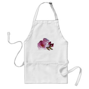 Tablier Cerise en fleurs et bourgeon