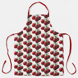 Tablier Cerises rétro fraîchement cueillies