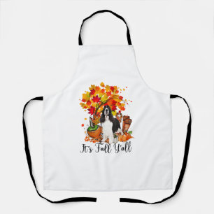Tablier C'est automne Y'all Springer Spaniel Dog Halloween