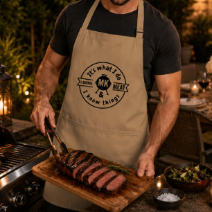 Tablier C'est ce que je fais, je fume de la viande et je s
