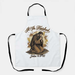 Tablier C'est Fini Verset Biblique Chemise Chrétienne Vint