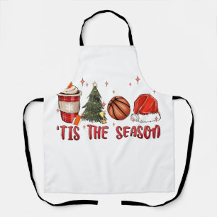Tablier C'est la saison basket de Noël
