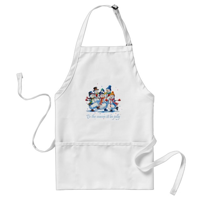 Tablier C'est la saison d'être joyeux Danse joyeuse des bo (Devant)