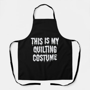 Tablier C'Est Ma Chemise Halloween Costume De Quilotage