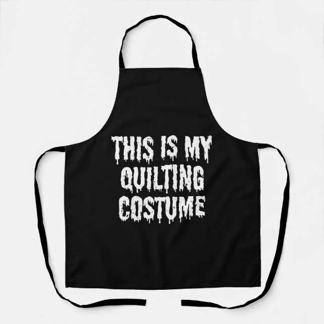 Tablier C'Est Ma Chemise Halloween Costume De Quilotage (Recto)