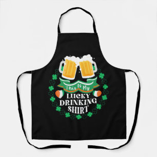 Tablier C'est ma Saint-Patrick de bière chanceuse
