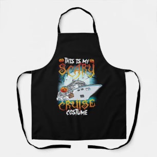 Tablier C'Est Mon Costume De Croisière Effrayant Halloween