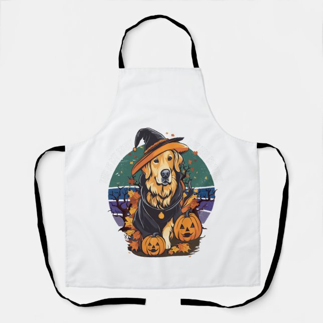 Tablier C'est mon costume de papa chien effrayant pour chi (Recto)