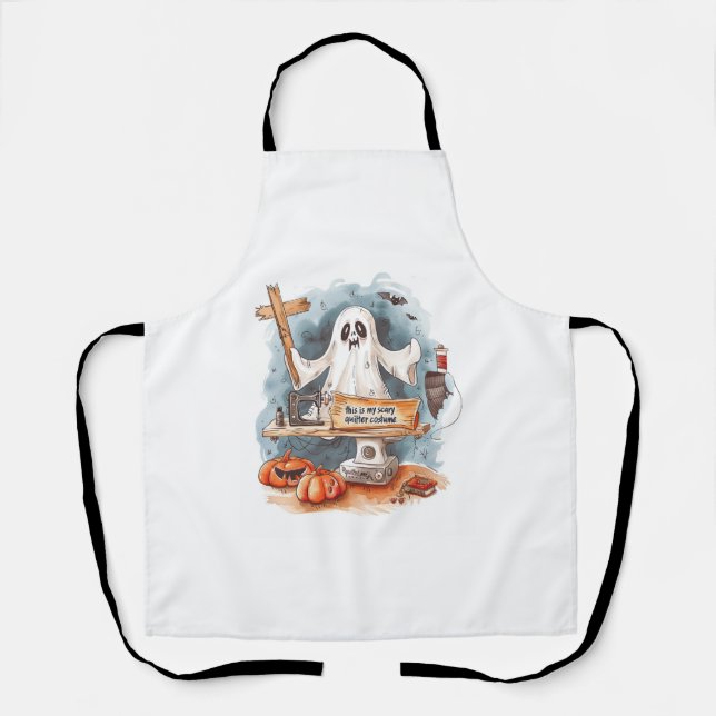 Tablier c'est mon costume de quilter effrayant (Recto)