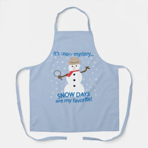 Tablier C'est NOw Mystery Detective Snowman