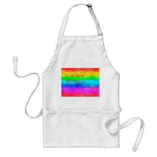 Tablier C'est tout sur l'amour arc-en-ciel 03