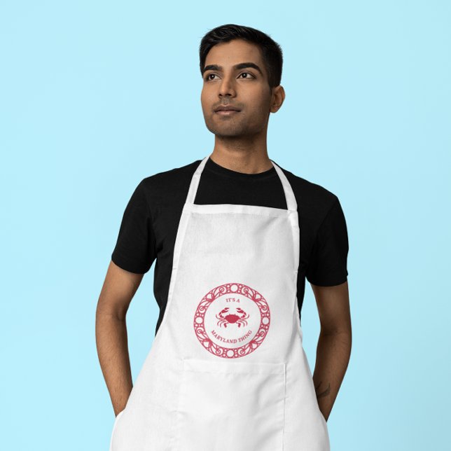 TABLIER C'EST UNE CHOSE DE MARYLAND (CRABS) (Créateur téléchargé)