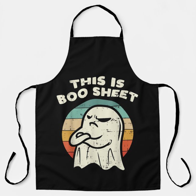Tablier C'est une feuille de fantôme Boo  (Recto)