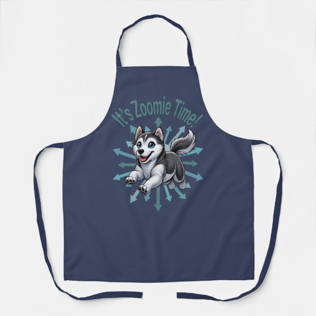 Tablier C'est Zoomie Time Husky (Recto)