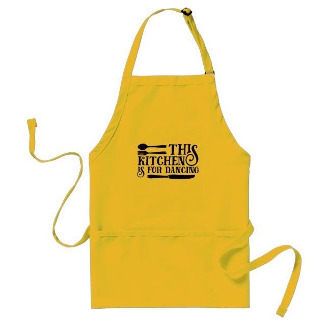 Tablier Cette cuisine est faite pour danser (Devant)