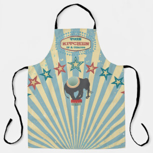 Tablier Cette cuisine est un cirque, un éléphant vintage