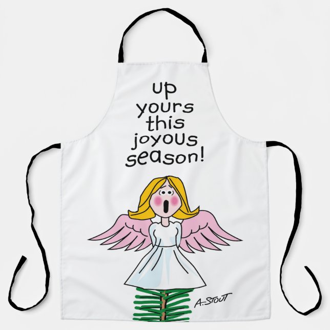 Tablier Cette Saison Joyeuse ! - (Recto)