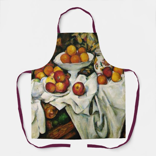 Tablier Cezanne - Pommes et Oranges, (Recto)
