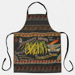 Tablier Chaîne Étiquette de haricot Vegetable Pays