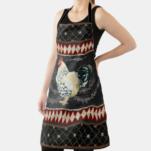 Tablier Chalboard de la ferme rustique Vintage de coq avec