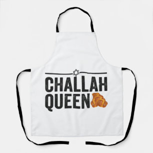 Tablier Challah Queen Funny Hanoukka Jewish Holiday Cadeau