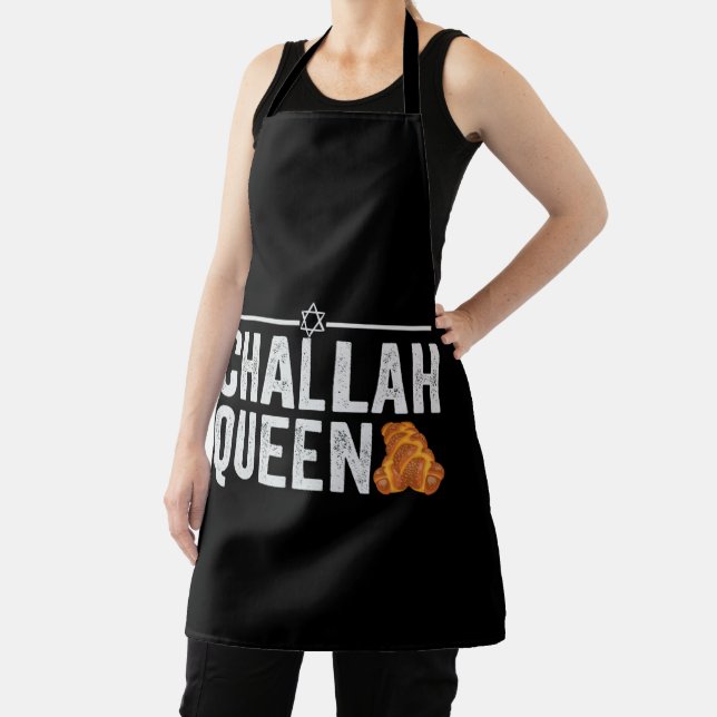 Tablier Challah Queen Funny Hanoukka Jewish Holiday Cadeau (Insitu)