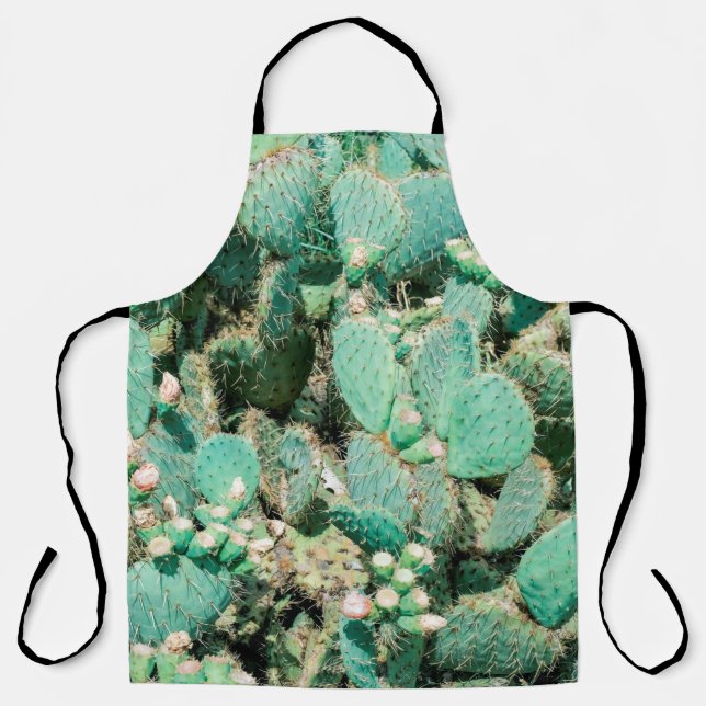 Tablier Champ de cactus, cactus de poires épineuses, colon (Recto)