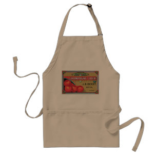 Tablier Champagne Cider Vintage Pomme Crate BBQ Apron