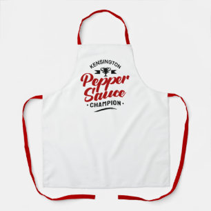 Tablier CHAMPION SAUCE POIVRE Blanc