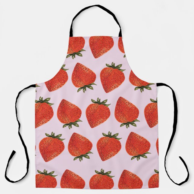 Tablier Champs de fraises : Une douceur infinie (Recto)