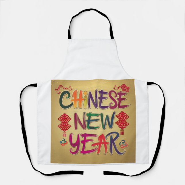 Tablier Changement du Nouvel An chinois (Recto)