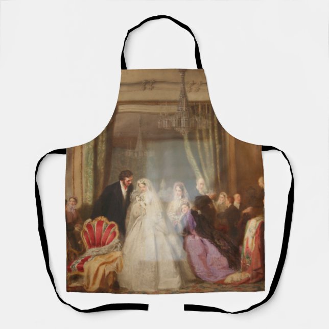 Tablier Changer de maison (vie mariée) (cadeau Mariage) (Recto)