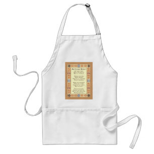 Tablier Chanson d'automne Thanksgiving Poem Apron