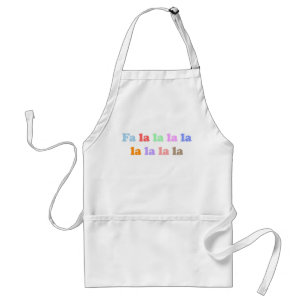 Tablier Chanson de Noël Lyric Apron