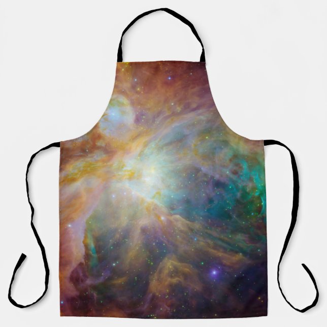 Tablier Chaos au coeur du composite Spitzer Hubble Orion (Recto)