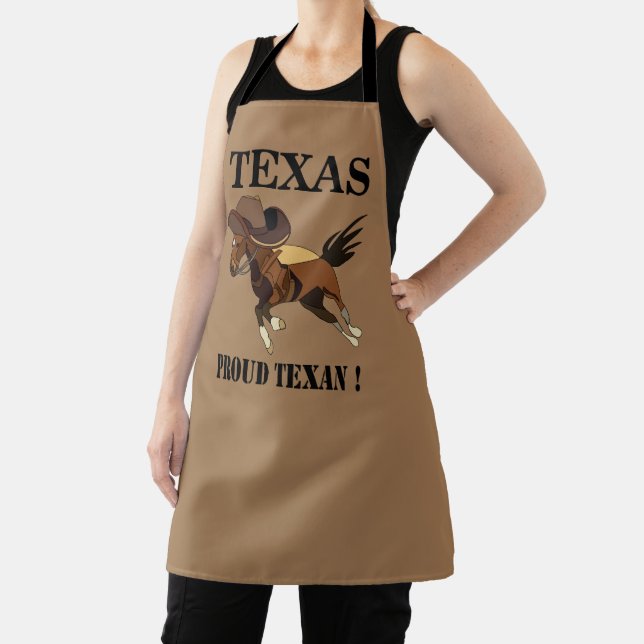 Tablier Chapeau de Cowboy Cheval Texan Fier Texas  (Insitu)