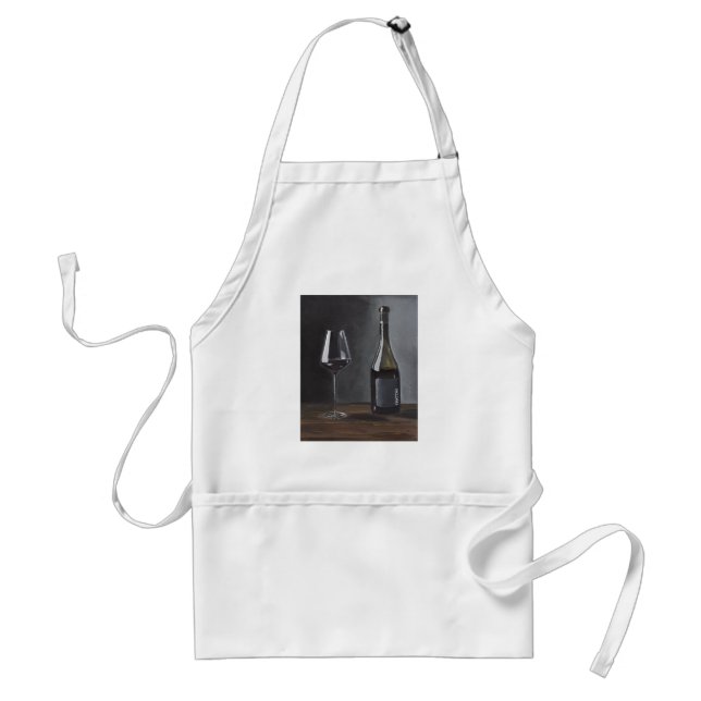 Tablier Chaque chef mérite un verre de vin ! (Devant)