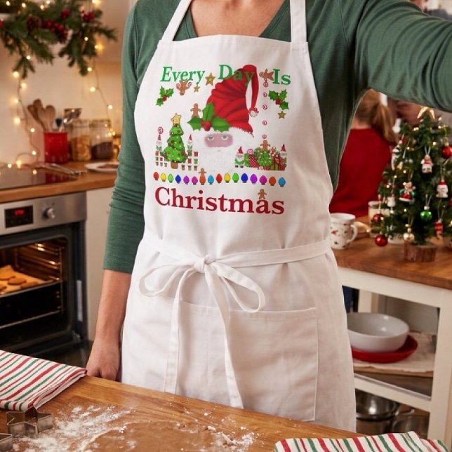 Tablier Chaque Jour Est Noël  (Créateur téléchargé)