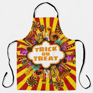 Tablier Chariot d'Halloween ou de traiter des bonbons et d