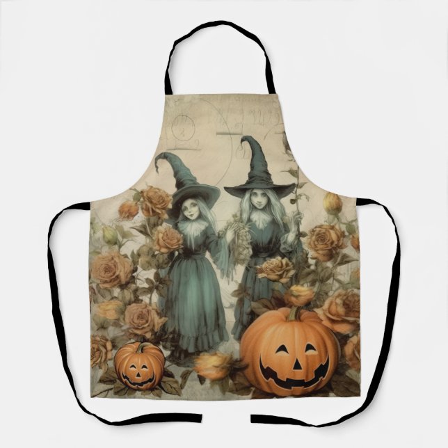 Tablier Chariot Halloween vintage (6) (Recto)