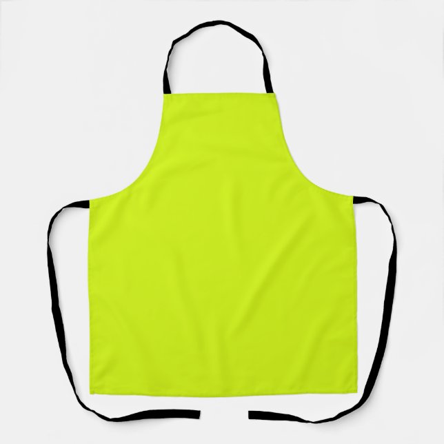 Tablier  Chartreuse Jaune (couleur unie)  (Recto)
