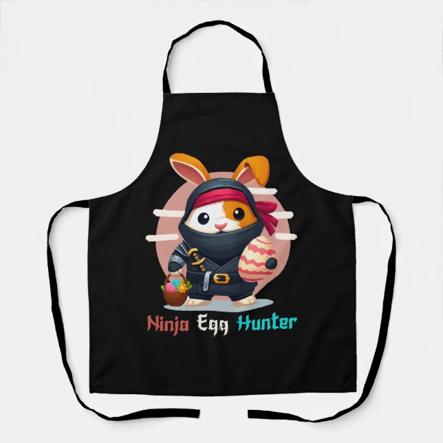 Tablier Chasseur d'oeufs de Ninja (Recto)