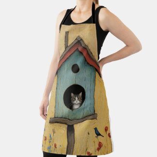 Tablier Chat Approuvé Bird House!