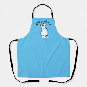 Tablier Chat blanc KiniArt