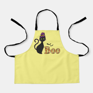 Tablier Chat Boo Halloween