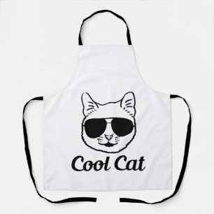 Tablier chat cool conception pour les amoureux des chats