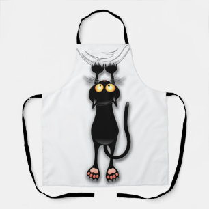Tablier Chat drôle Personnage Grattant Tissu
