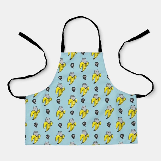 Tablier Chat en banane (Recto)