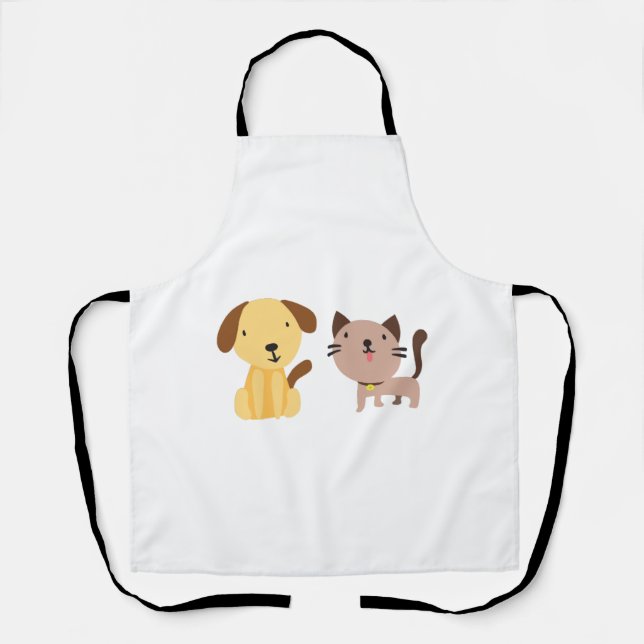 Tablier Chat et chien   (Recto)
